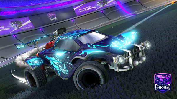 A Rocket League car design from Devoumofficial