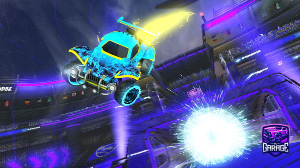 A Rocket League car design from Iceman365