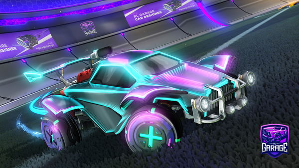 A Rocket League car design from bradcraft