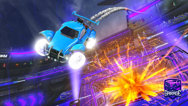 A Rocket League car design from Mousita4