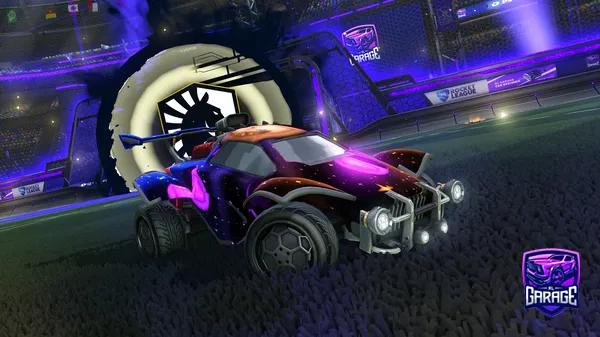 A Rocket League car design from hqrnu