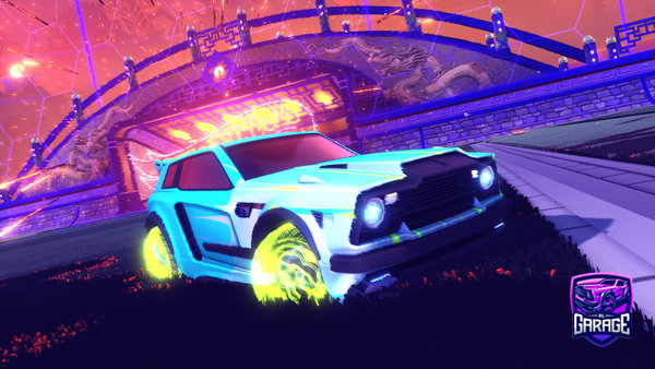 A Rocket League car design from ordyx