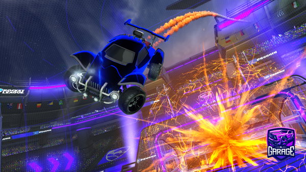 A Rocket League car design from DewenDavidDangerttv