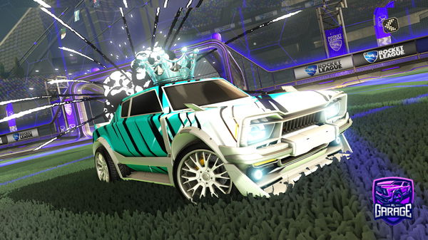 A Rocket League car design from Cheesemaster659