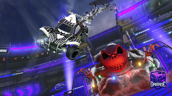 A Rocket League car design from NPR17