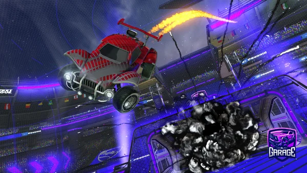 A Rocket League car design from _PainRL