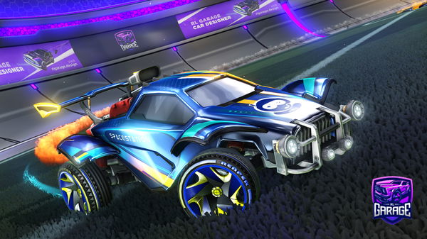 A Rocket League car design from STTS