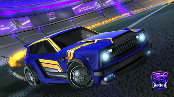 A Rocket League car design from BLacktiger86843