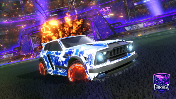 A Rocket League car design from IIRVY