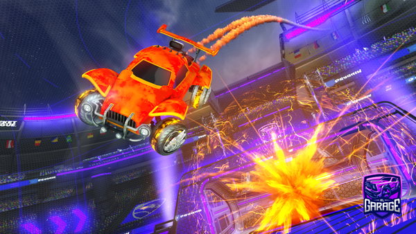 A Rocket League car design from GotYoAnklesBroke