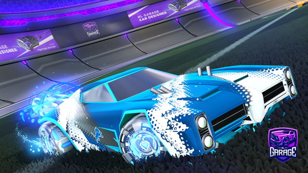 A Rocket League car design from dogemaster42