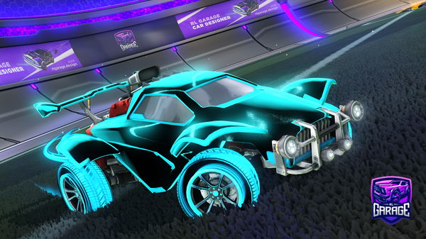 A Rocket League car design from ExotikSC