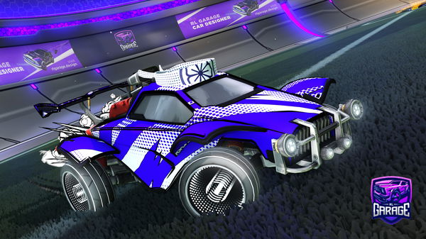 A Rocket League car design from BarrX2