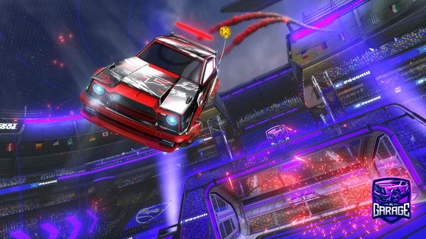 A Rocket League car design from Vokzy500