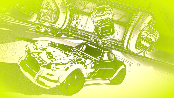 A Rocket League car design from Heckkerr1