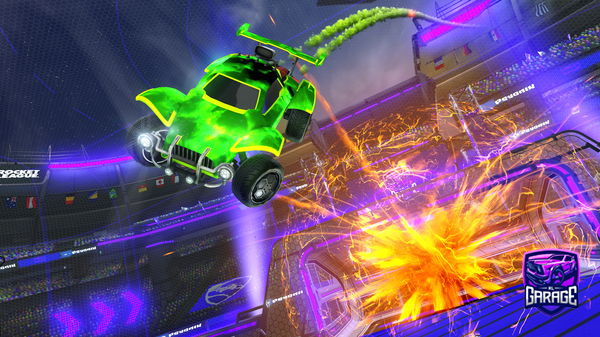 A Rocket League car design from SweetGhost