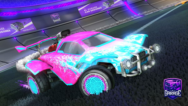 A Rocket League car design from Catsgoldfinch