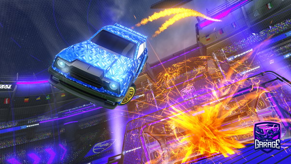 A Rocket League car design from effortless_