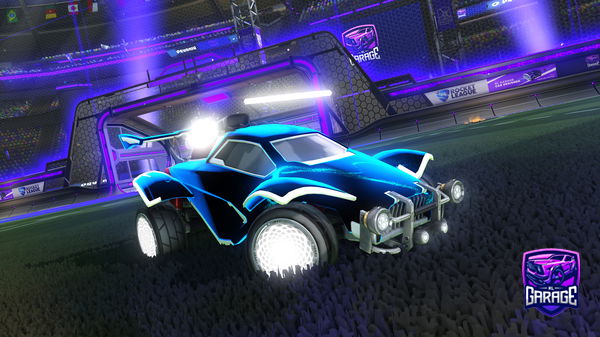 A Rocket League car design from Halo1014