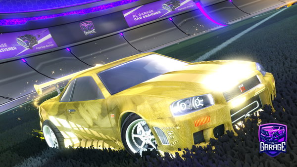 A Rocket League car design from hik587