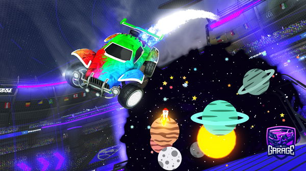 A Rocket League car design from 10137
