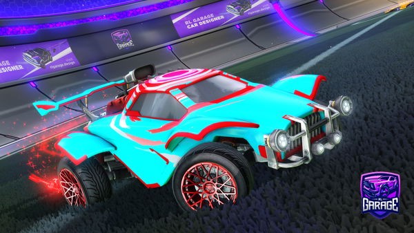 A Rocket League car design from iceyy_vii