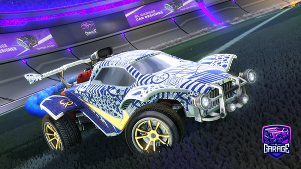 A Rocket League car design from Bmilts1906