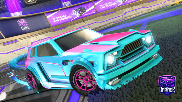 A Rocket League car design from Kinosskai