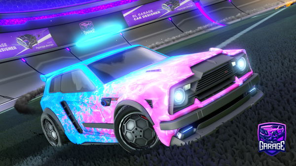 A Rocket League car design from Swamyy