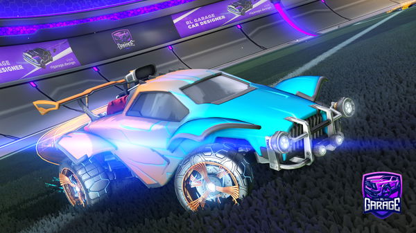 A Rocket League car design from squishynuggets