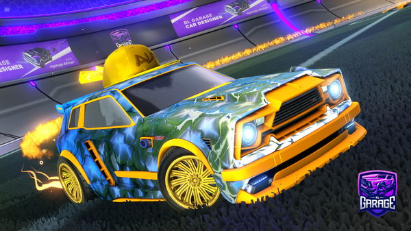 A Rocket League car design from purpelsnake35