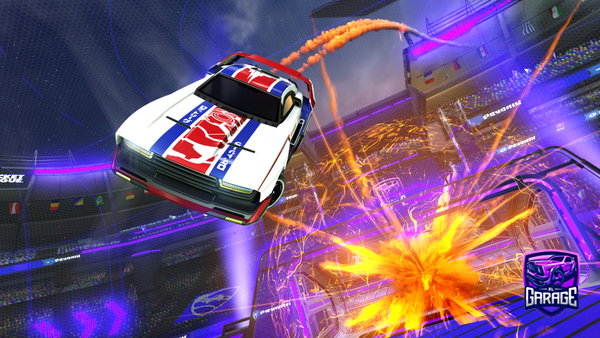 A Rocket League car design from SkredSled