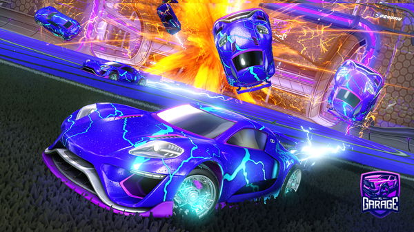 A Rocket League car design from MaxiT-axi0