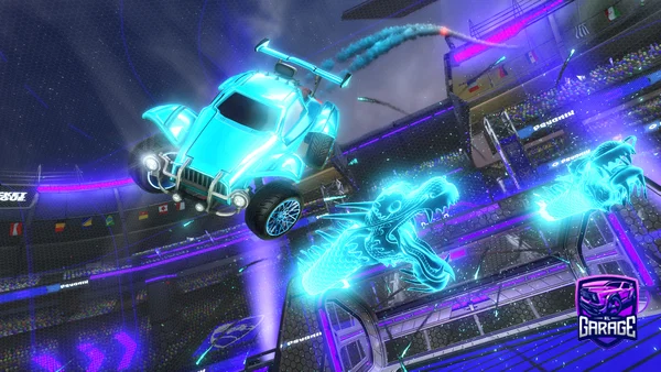 A Rocket League car design from Icemanflood