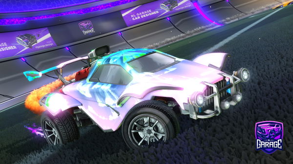 A Rocket League car design from RXNova