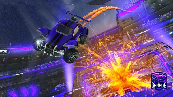A Rocket League car design from Okuxbox