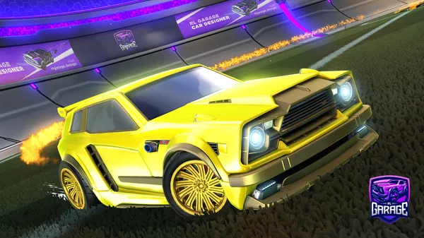 A Rocket League car design from ctj6