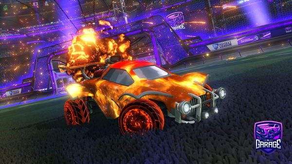 A Rocket League car design from Alitv