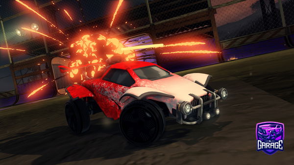 A Rocket League car design from Kirbo213