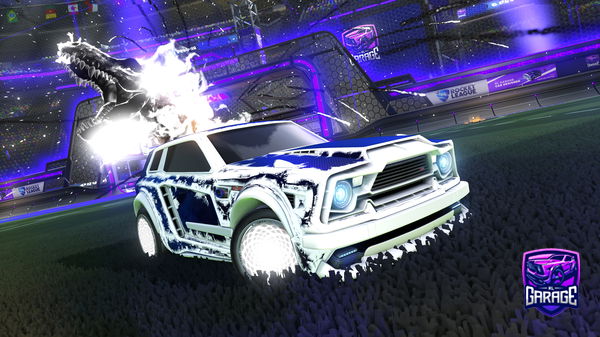 A Rocket League car design from Rileyshzl