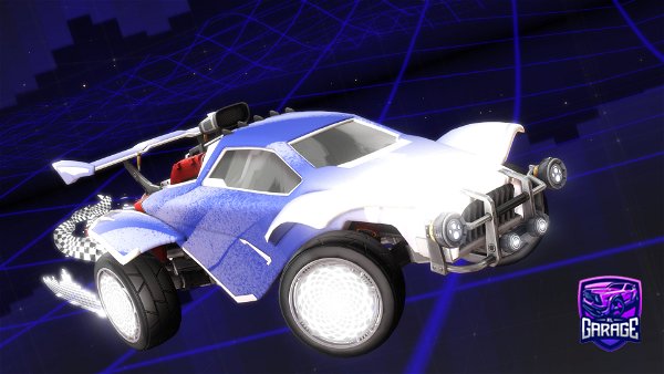 A Rocket League car design from cardboardius