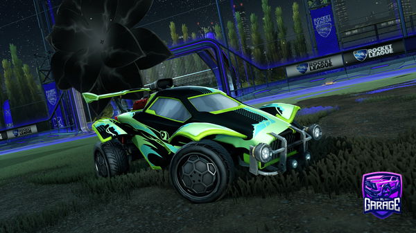 A Rocket League car design from mcflip21