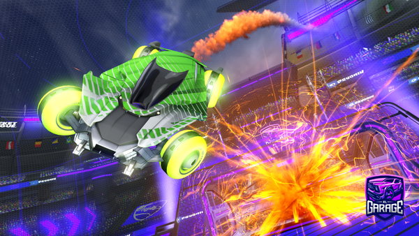 A Rocket League car design from Rafty_