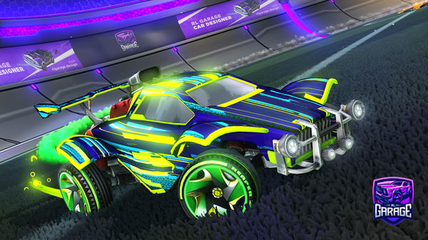 A Rocket League car design from AlmostDead