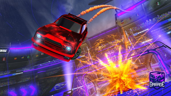 A Rocket League car design from roroeatalot
