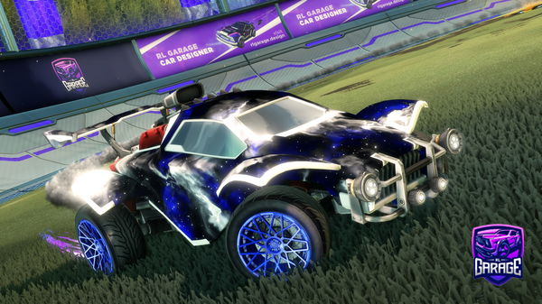 A Rocket League car design from Zurinko