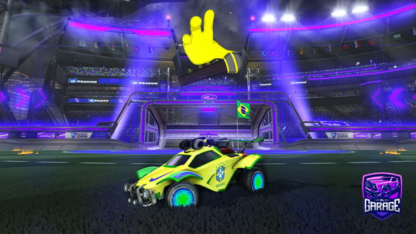 A Rocket League car design from ProfessorFrizzle