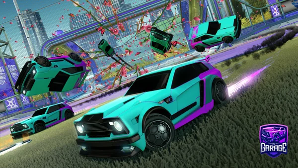 A Rocket League car design from AMV1023