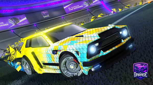 A Rocket League car design from Dreshark