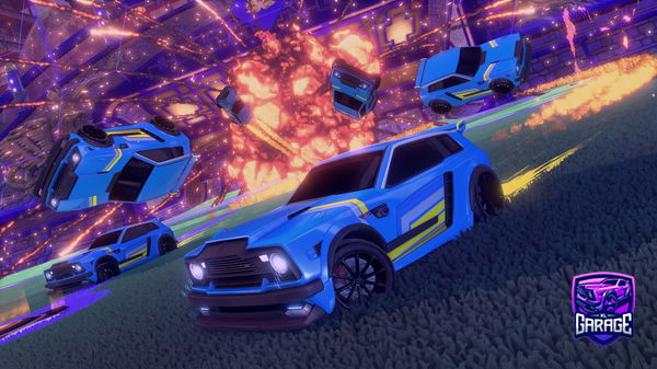 A Rocket League car design from JDMSX77